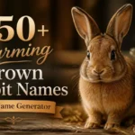 Brown Rabbit Names With Name Generator