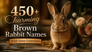 Brown Rabbit Names With Name Generator