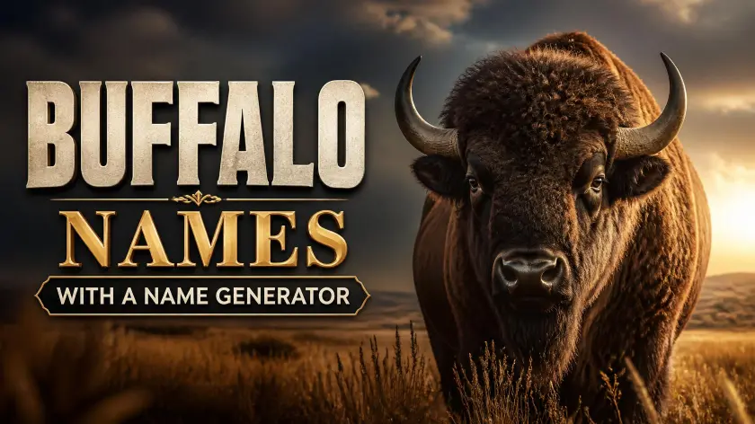 Buffalo Names With a Name Generator