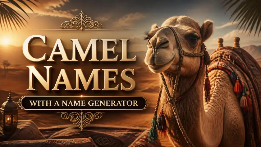 Camel Names With a Name Generator