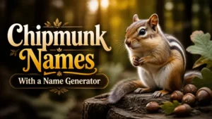 Chipmunk Names With a Name Generator