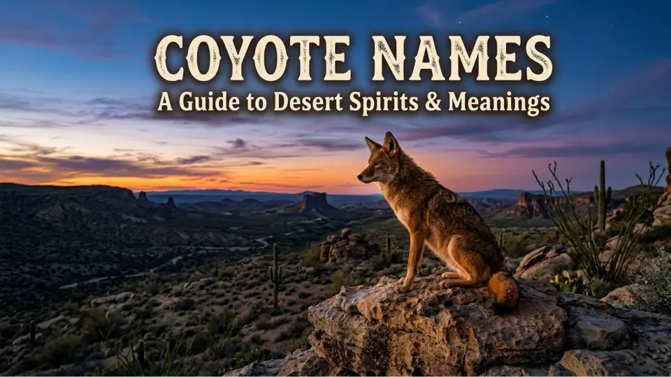 Coyote Names with Name Generator