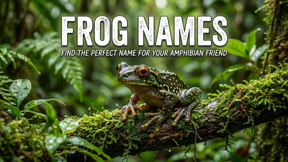 Frog Names You'll Love With a Name Generator