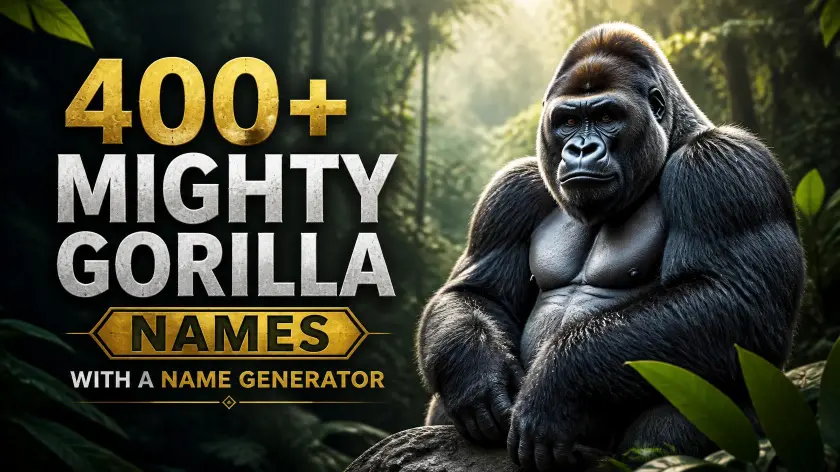 Gorilla Names With a Name Generator