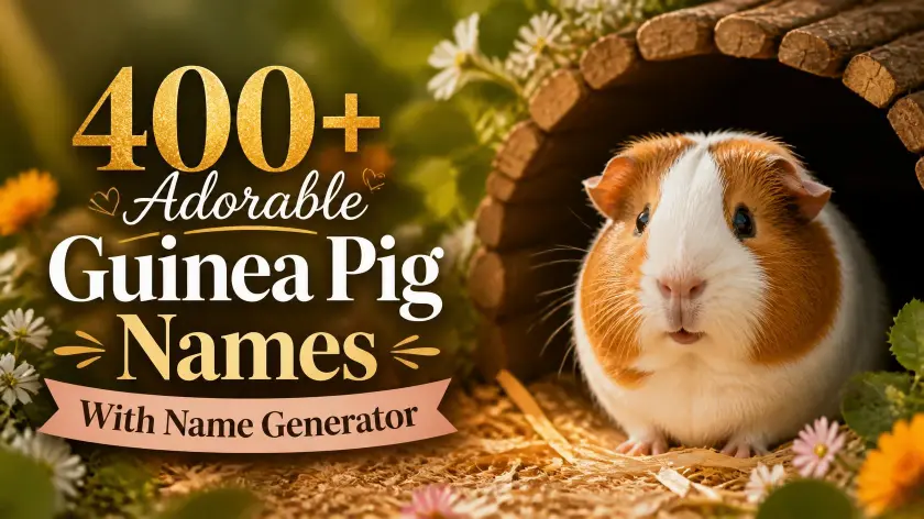 Guinea Pig Names With Name Generator