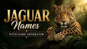 Jaguar Names With Name Generator