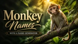 Monkey Names With a Name Generator