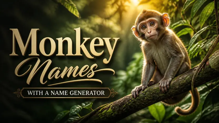 Monkey Names With a Name Generator