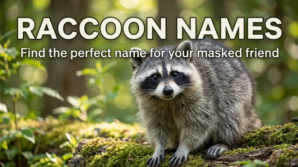 Raccon Names with Name Generator