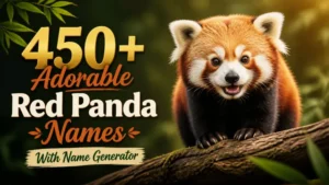 Red Panda Names With Name Generator