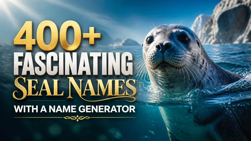 Seal Names With a Name Generator