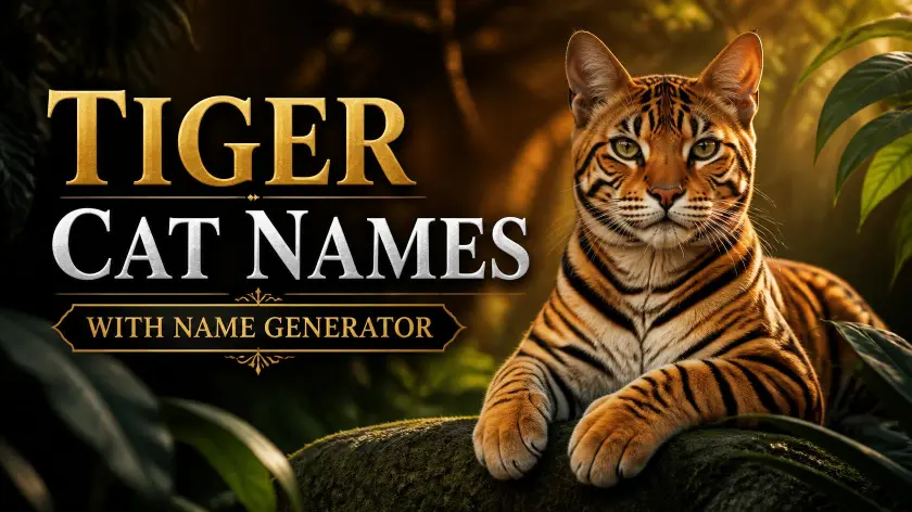 Tiger Cat Names With Name Generator