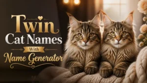 Twin Cat Names With Name Generator