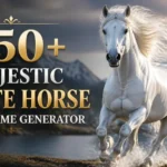 White Horse Names With Name Generator