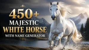 White Horse Names With Name Generator