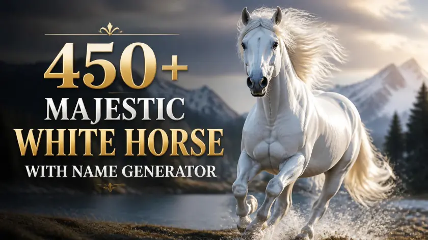 White Horse Names With Name Generator