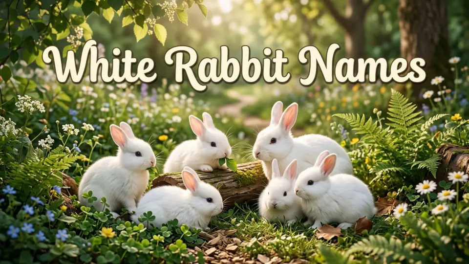 White Rabbit Names With a Name Generator