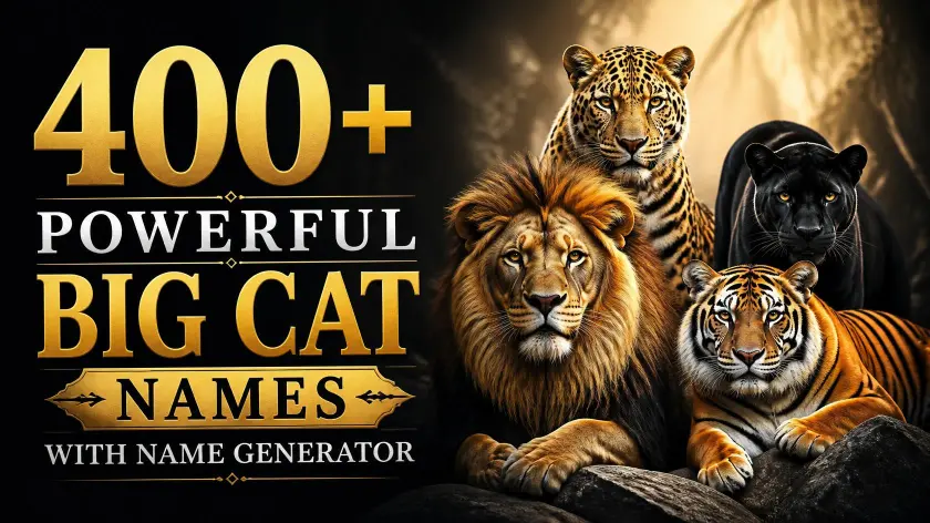 Big Cat Names With Name Generator