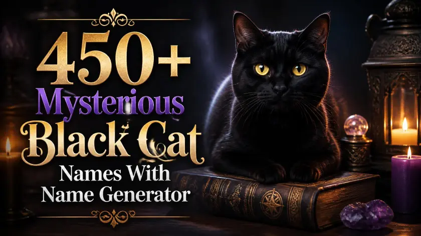 Black Cat Names With Name Generator