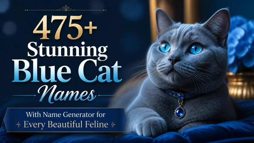 Blue Cat Names With Name Generator