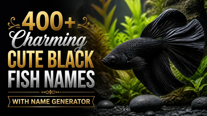 Cute Black Fish Names With Name Generator
