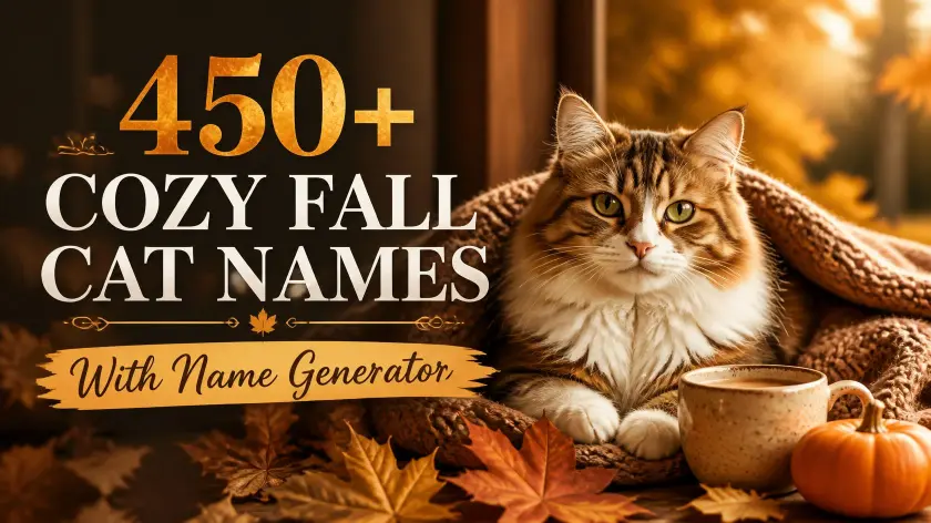 Fall Cat Names With Name Generator