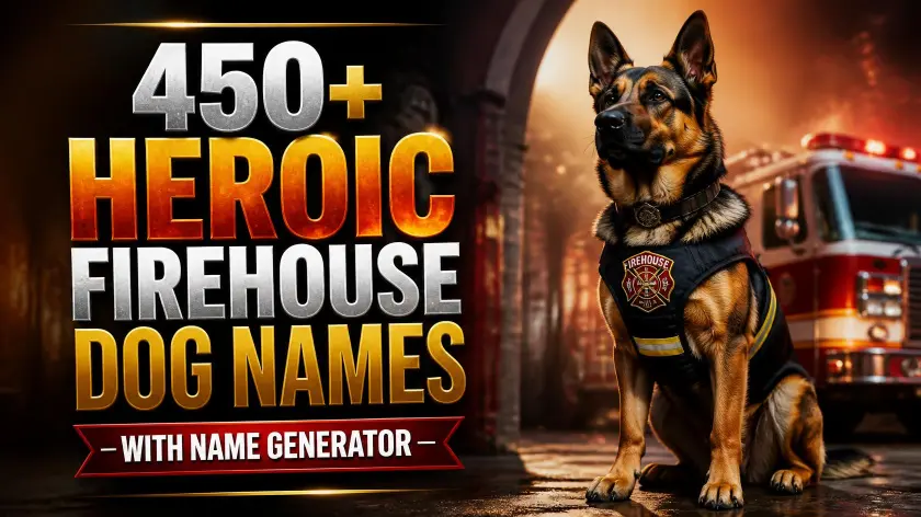 Firehouse Dog Names With Name Generator