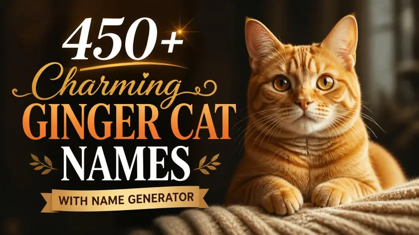 Ginger Cat Names With Name Generator