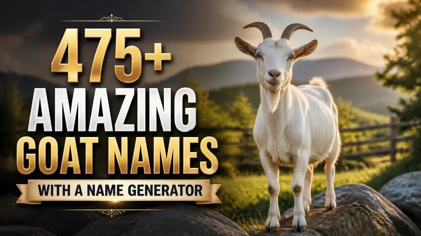 Goat Names With a Name Generator