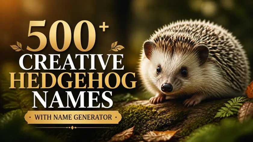 Hedgehog Names With Name Generator