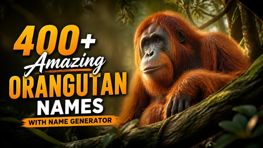 Orangutan Names With Name Generator