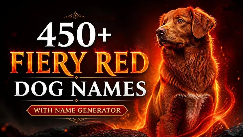 Red Dog Names With Name Generator