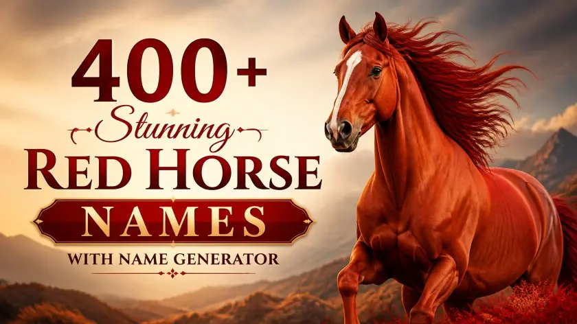 Red Horse Names With Name Generator