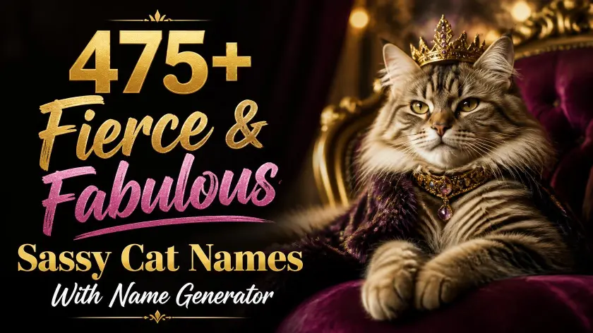 Sassy Cat Names With Name Generator