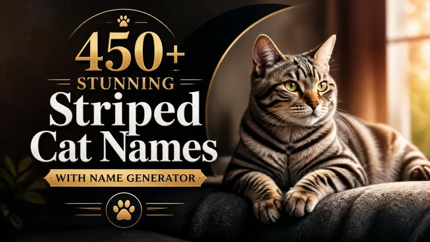 Striped Cat Names With Name Generator