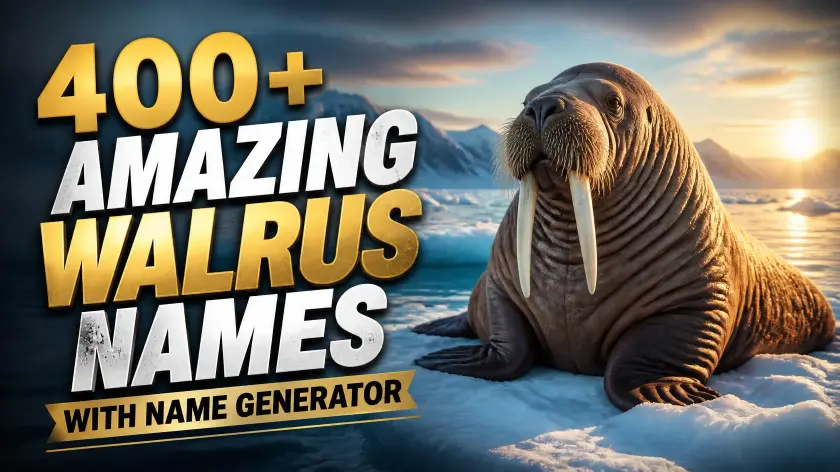 Walrus Names With Name Generator
